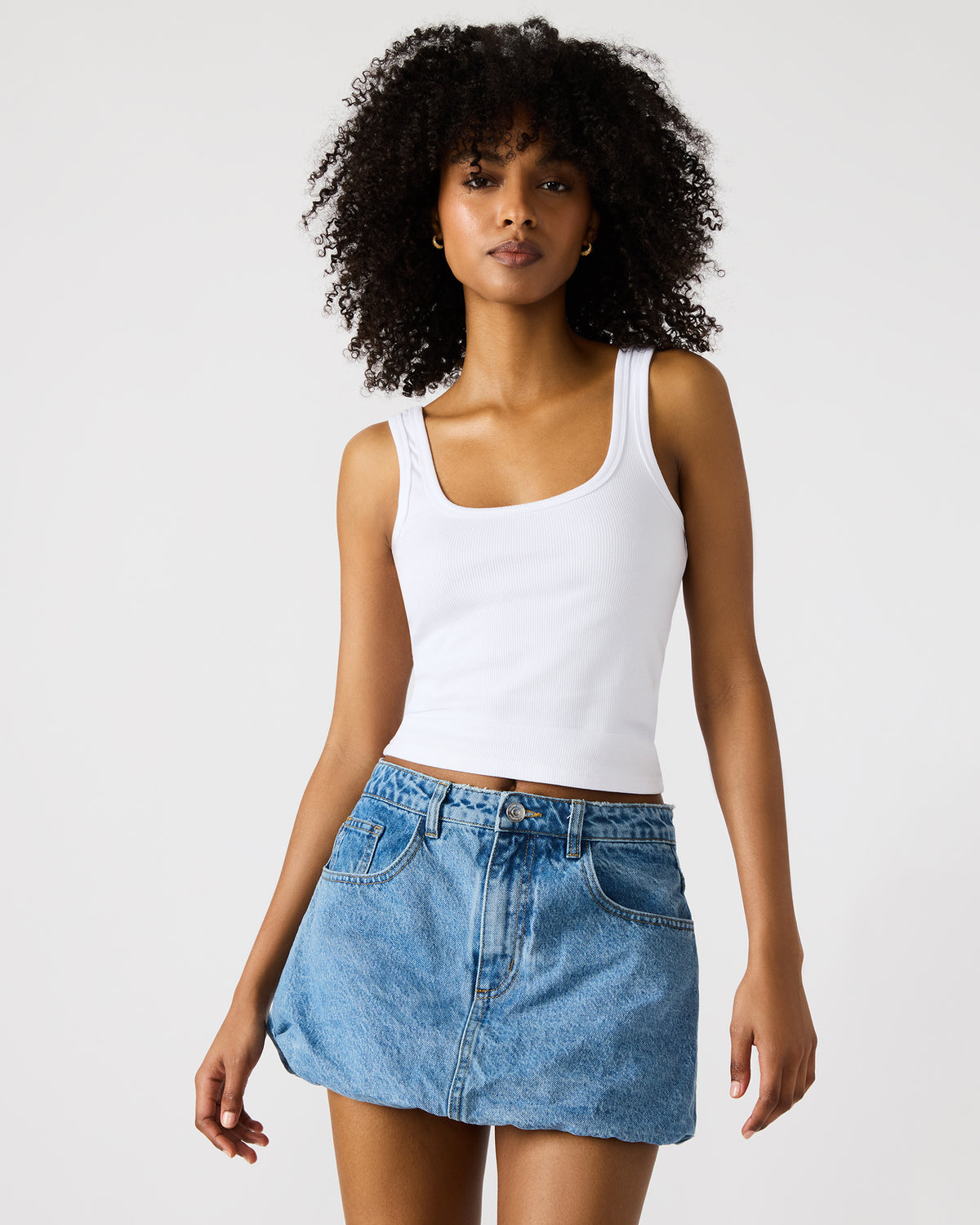 SIMONA Denim Women's Mini Skirt | Steve Madden Latest
