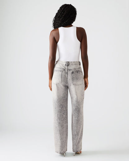 ERAS Fog Rhinestone Embellised Straight-Leg Denim Women's Jeans | Steve Madden Exclusive