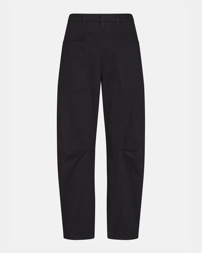 HANIEL Black Women's Barrel Leg Pant | Steve Madden Top Pick