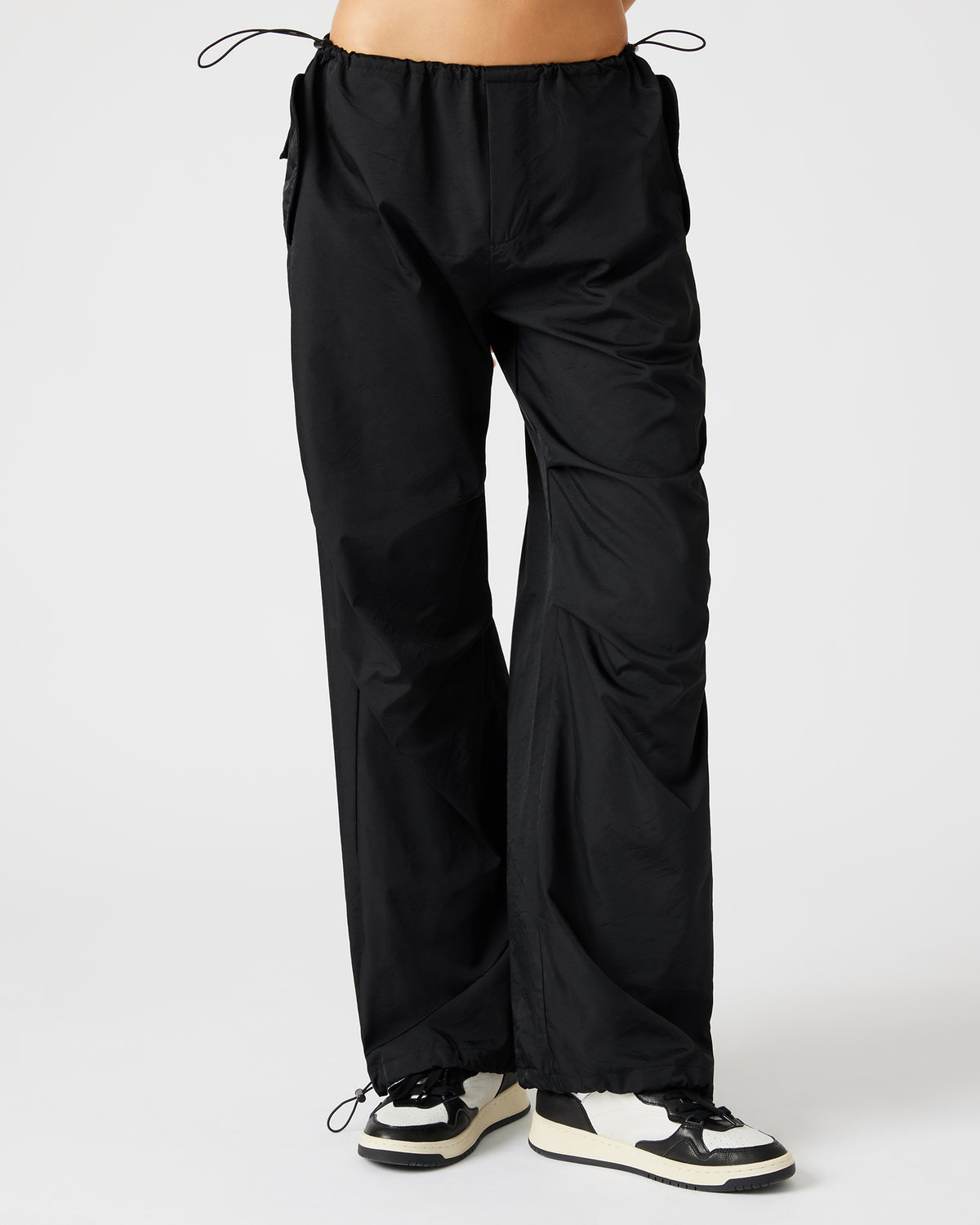 PIA Parachute Pant Black | Women's Adjustable Pants | Steve Madden Best Price