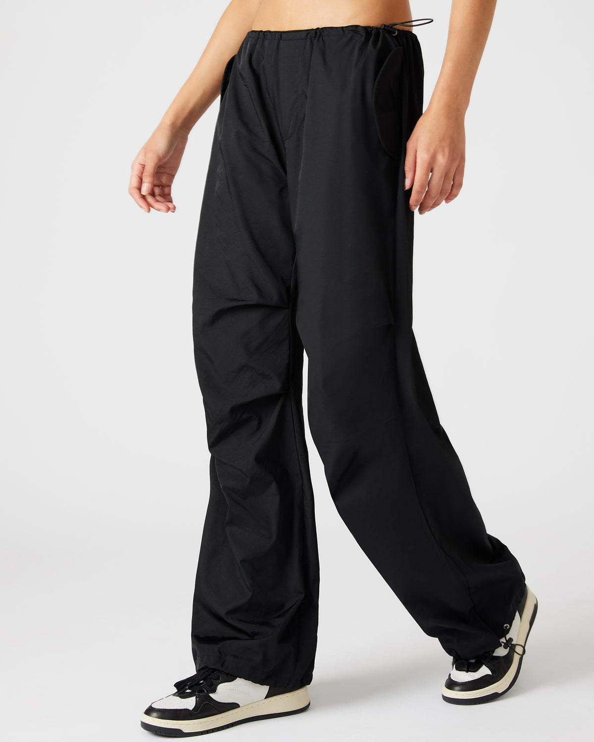PIA Parachute Pant Black | Women's Adjustable Pants | Steve Madden Best Price
