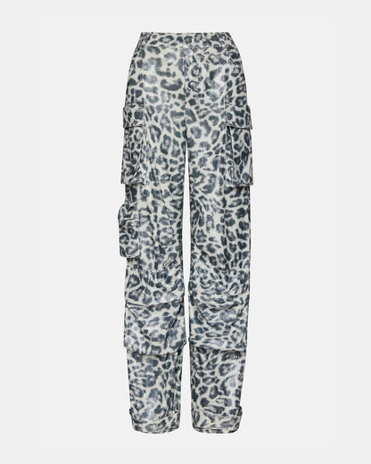 DUO Leopard Sequin Women's Utility Cargo Pants | Steve Madden Deals