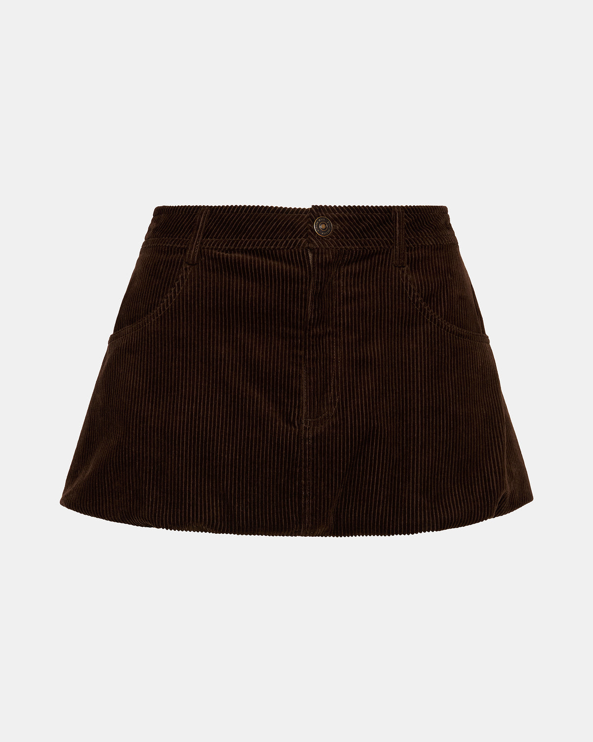 SIMONA Dark Espresso Women's Mini Skirt | Steve Madden Trusted
