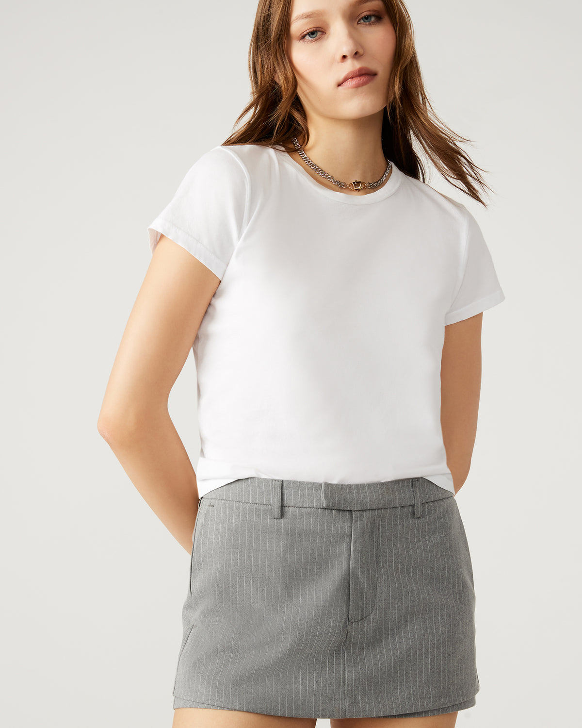 RODIN Grey Women's Mini Skort | Steve Madden Smart Buy
