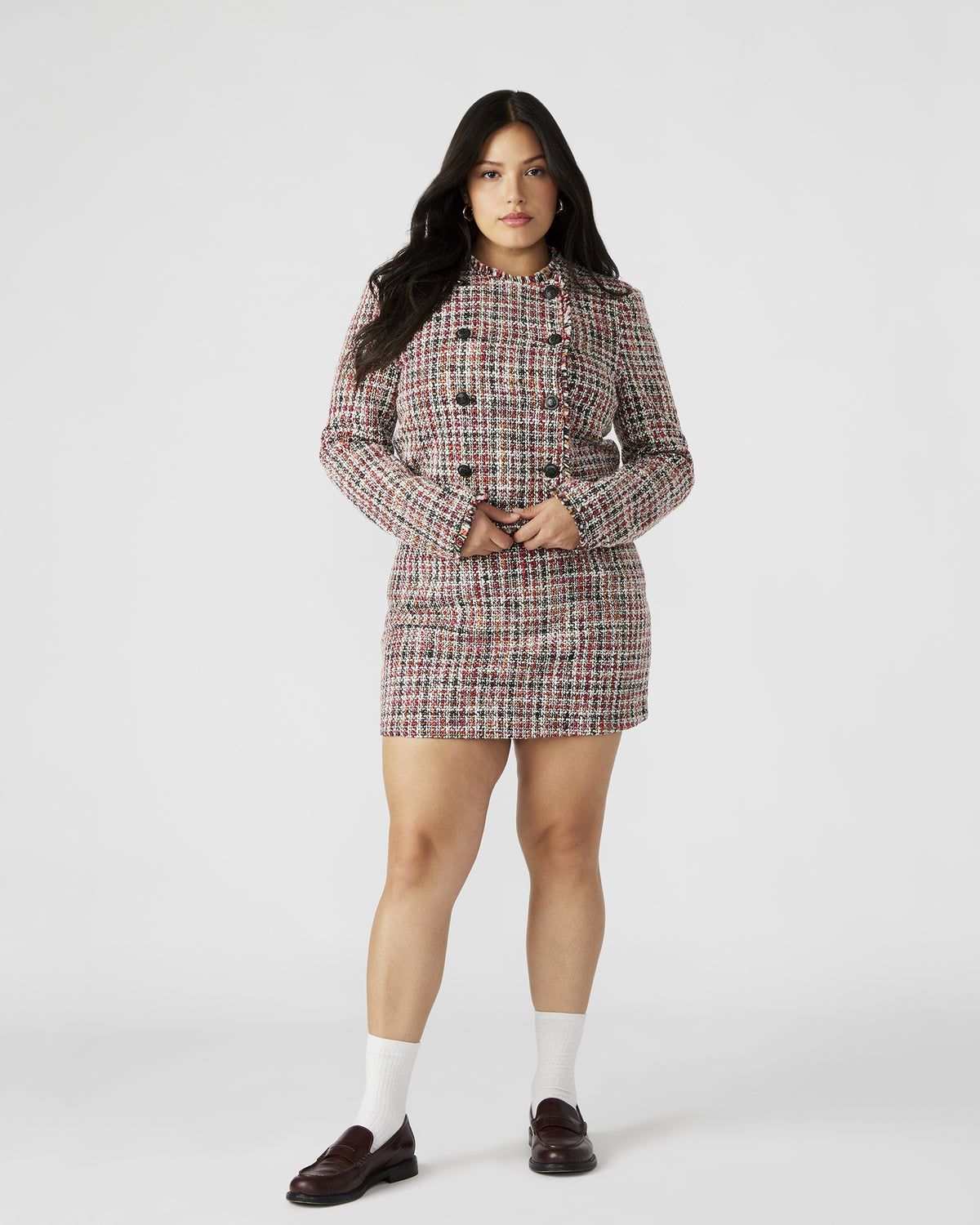 MATTEA Skirt Red Multi | Women's Speckled Mini Skirt | Steve Madden Hot Sale