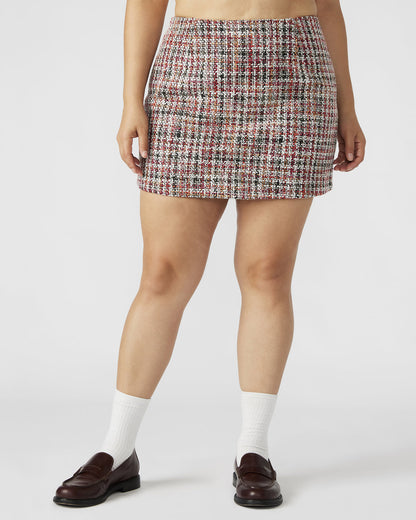 MATTEA Skirt Red Multi | Women's Speckled Mini Skirt | Steve Madden Hot Sale