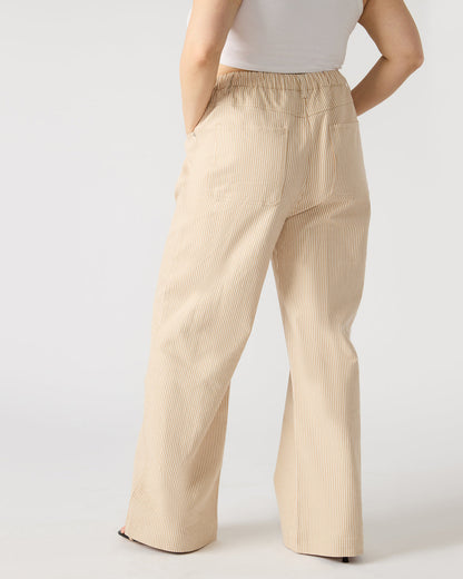 MINORCA Khaki Women's Wide-Leg Tie-Front Pant | Steve Madden Classic