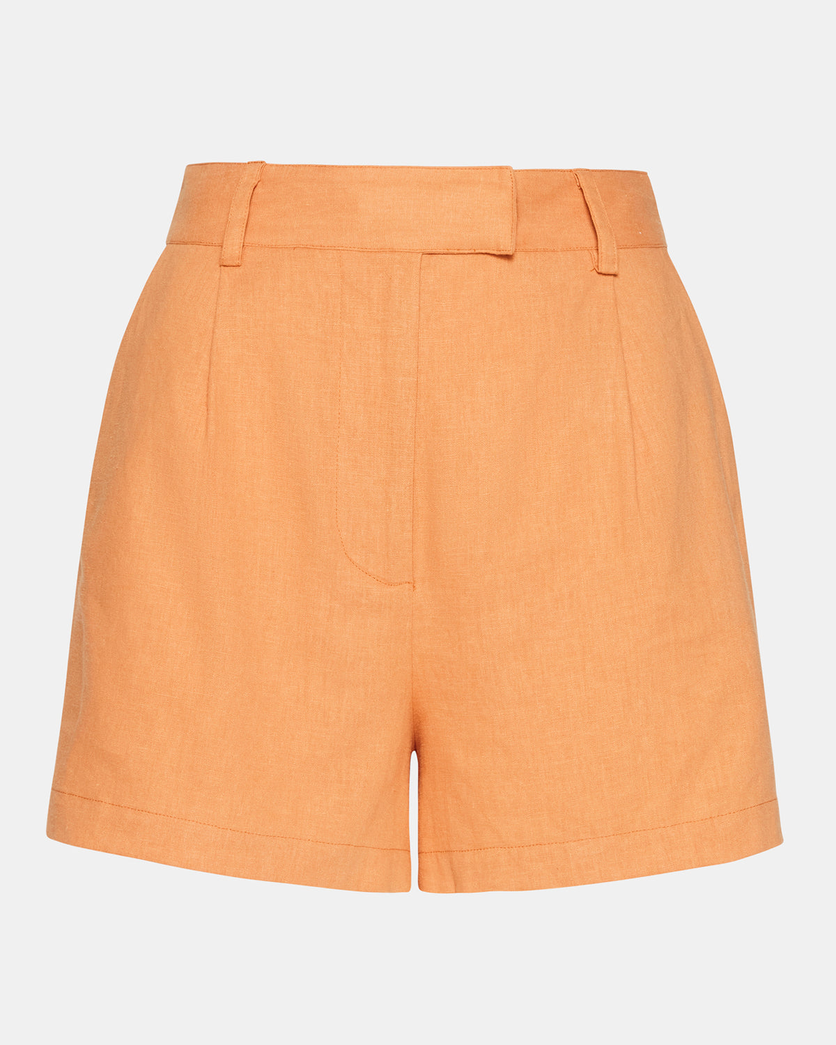 IMELDA Caramel Pleated Trouser Women's Shorts | Steve Madden Essential