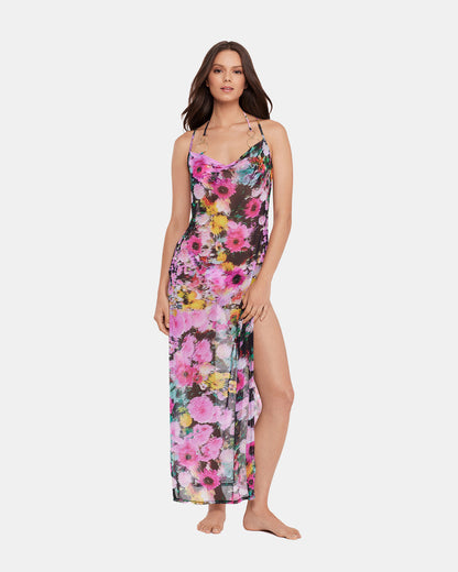 DAZEY FIELDS MULTI BIKINI COVER-UP Flowy Mesh Women's Swim Cover-Up | Steve Madden Latest