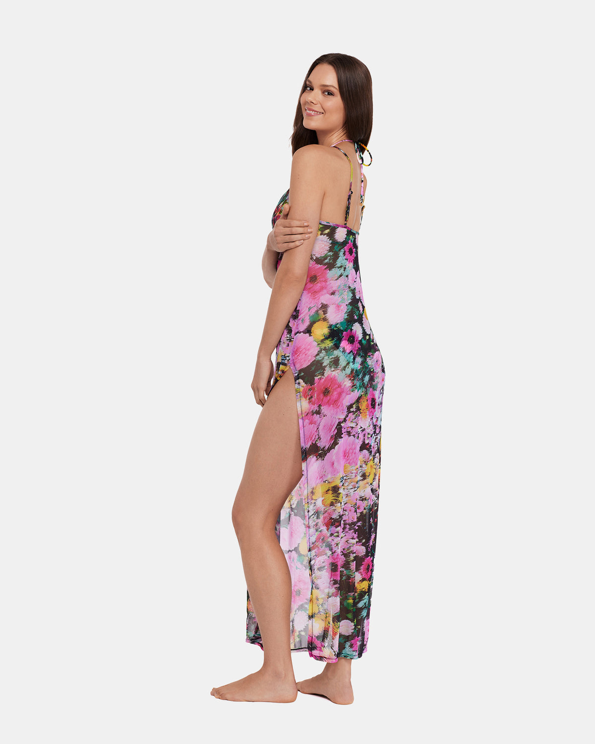 DAZEY FIELDS MULTI BIKINI COVER-UP Flowy Mesh Women's Swim Cover-Up | Steve Madden Latest
