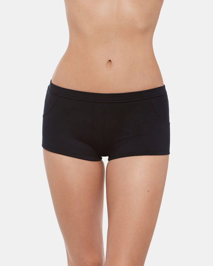 WHAT A STUD BIKINI BOTTOM Black Shorts Women's Bikini Bottom | Steve Madden Featured