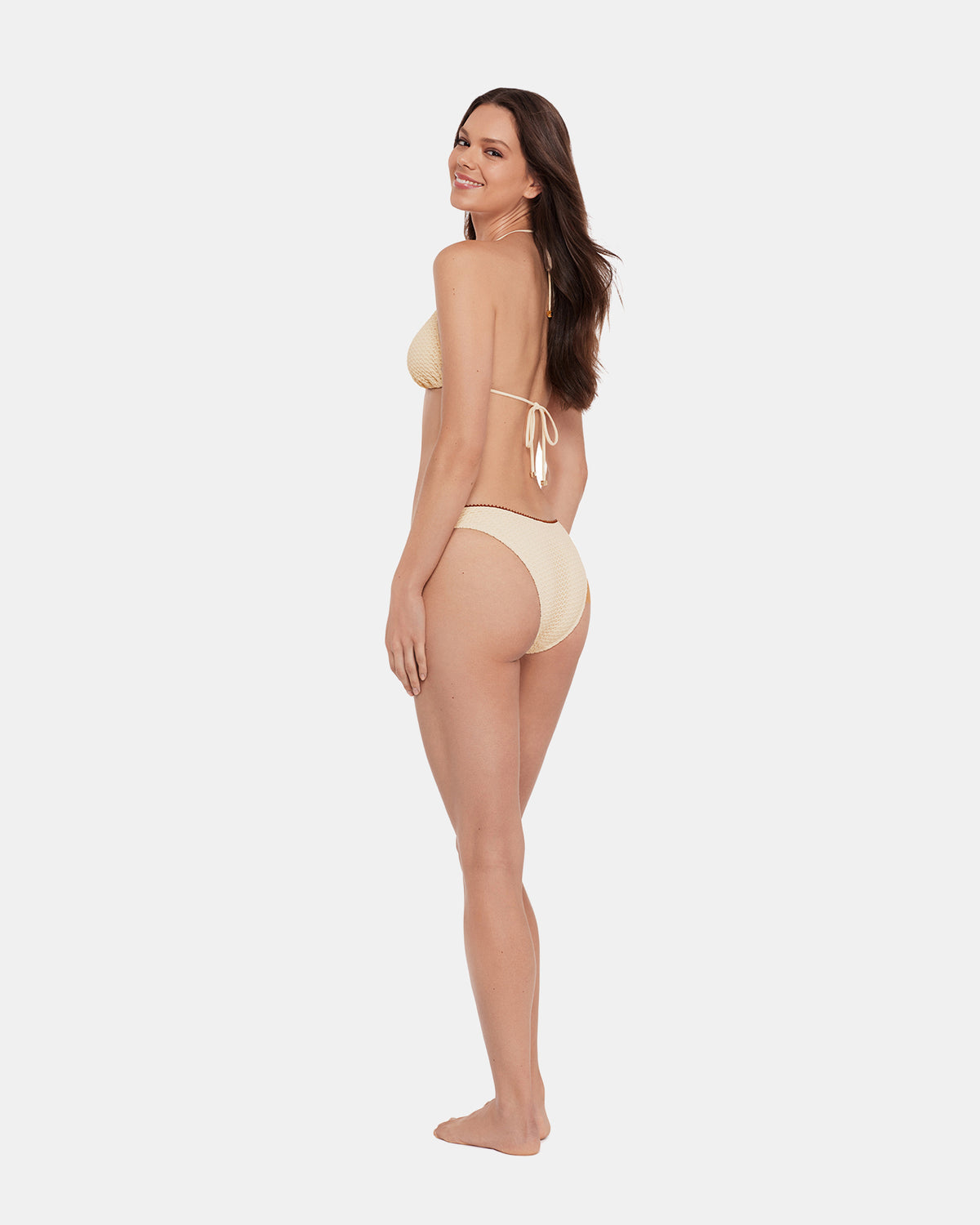 CROCHET BIKINI TOP PEARL Women's Bikini Top | Steve Madden New