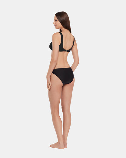 SLEEK 'N CHIC BIKINI BOTTOM Black Women's Bikini Bottom | Steve Madden Essential