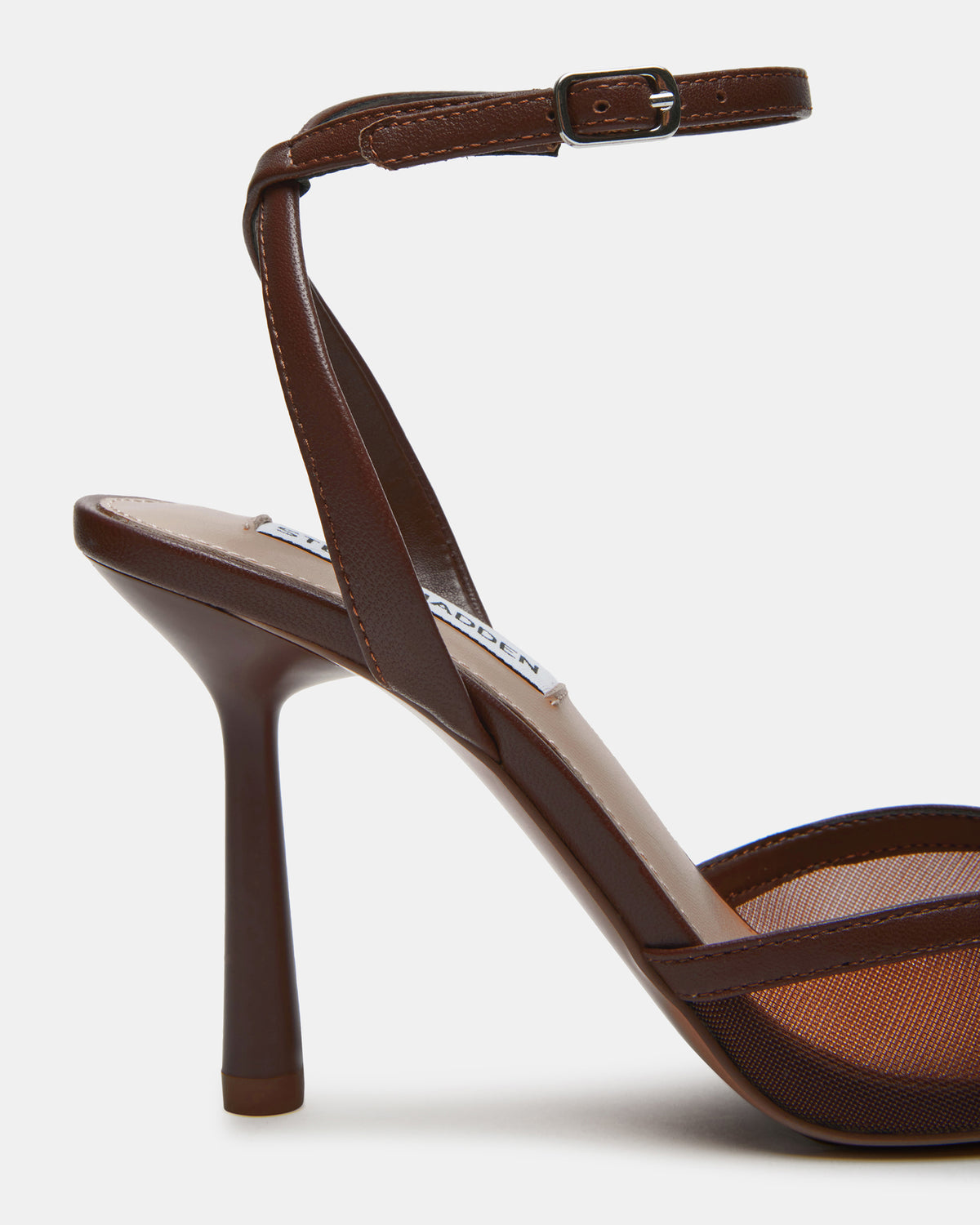 ALLIANCE Mesh Brown Pointed-Toe Pump Women's Heel | Steve Madden Trending