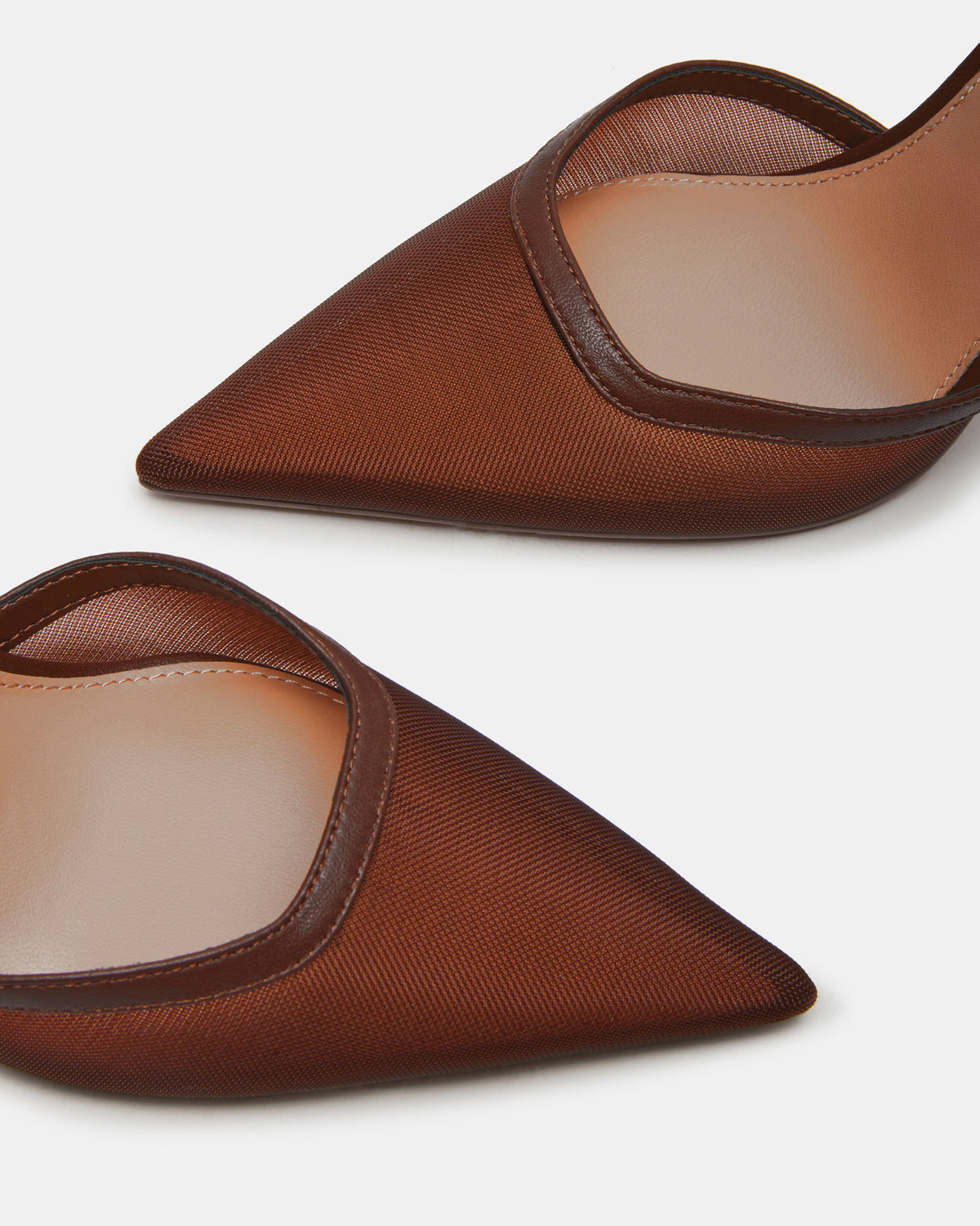 ALLIANCE Mesh Brown Pointed-Toe Pump Women's Heel | Steve Madden Trending