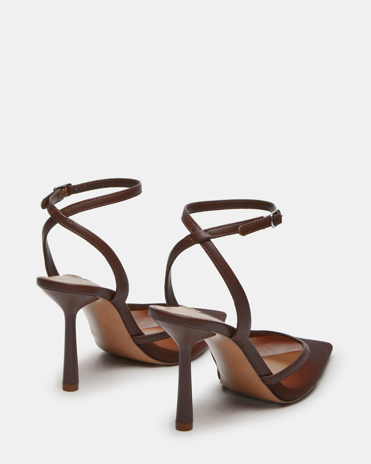 ALLIANCE Mesh Brown Pointed-Toe Pump Women's Heel | Steve Madden Trending
