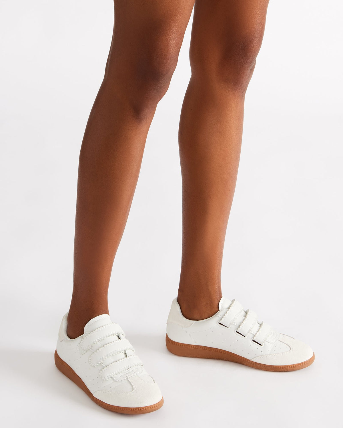 MOMENTUM Mesh Black Women's Velcro Low-Top Sneakers | Steve Madden Trusted