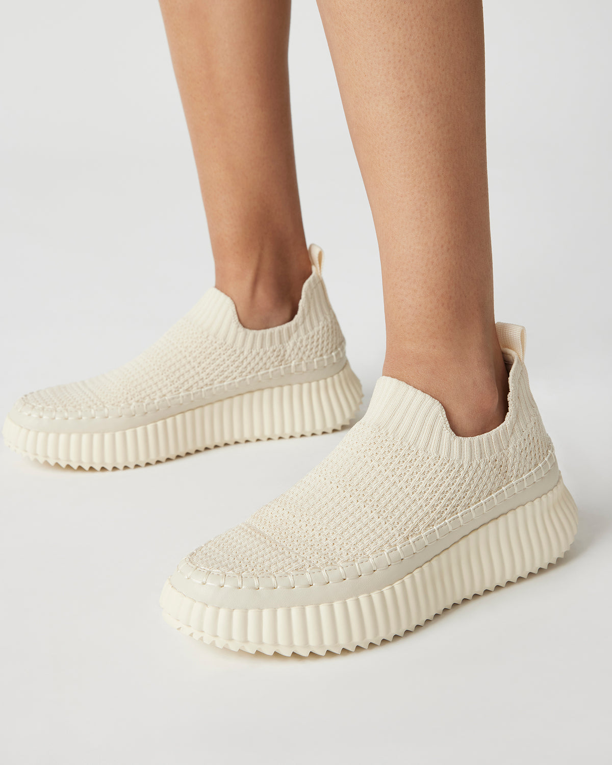 SAMARAH Beige Low Top Slip On Sneaker | Women's Sneakers | Steve Madden New