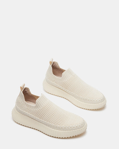 SAMARAH Beige Low Top Slip On Sneaker | Women's Sneakers | Steve Madden New
