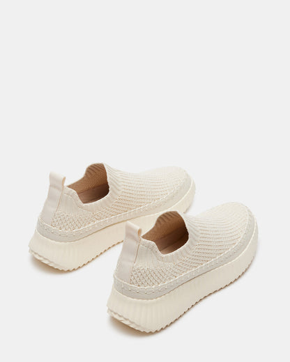 SAMARAH Beige Low Top Slip On Sneaker | Women's Sneakers | Steve Madden New