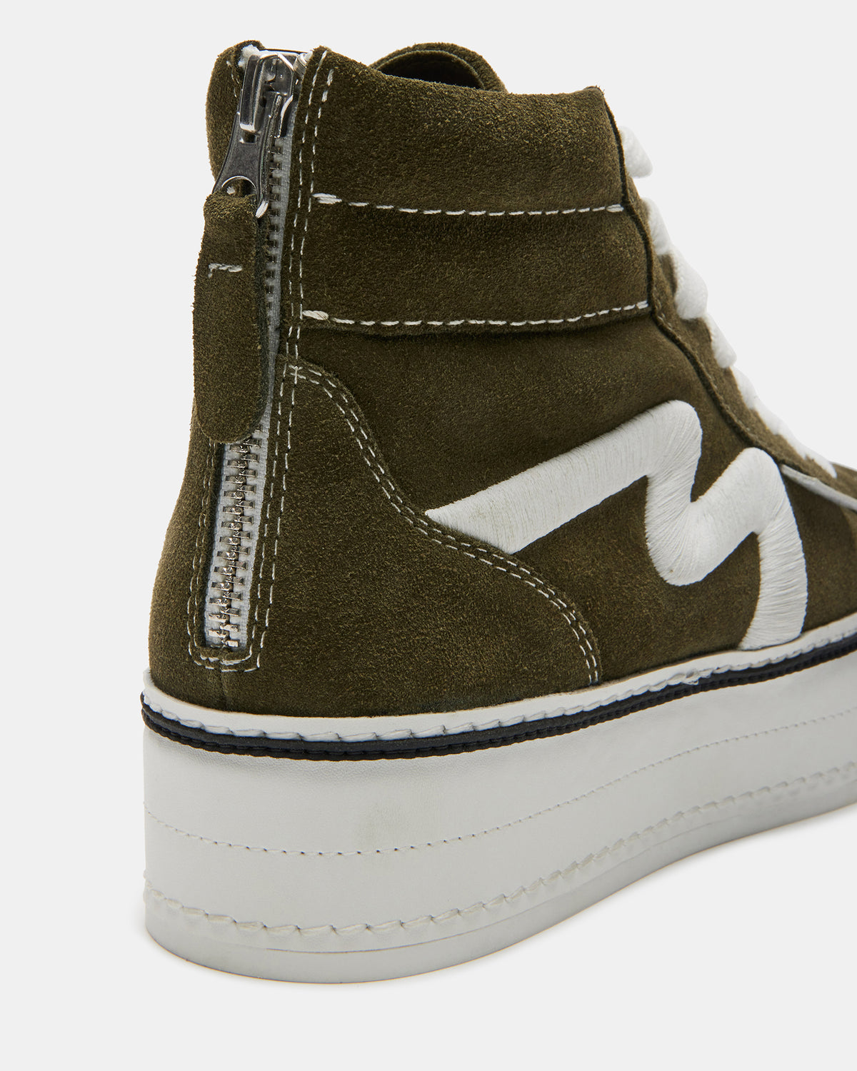DECKY Olive Platform Sneaker | Women's Sneakers | Steve Madden Deals