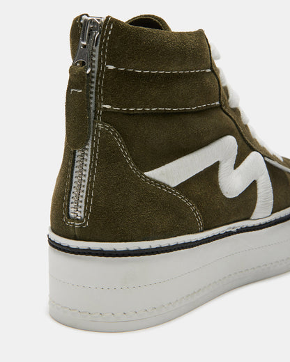 DECKY Olive Platform Sneaker | Women's Sneakers | Steve Madden Deals