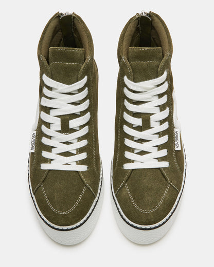 DECKY Olive Platform Sneaker | Women's Sneakers | Steve Madden Deals