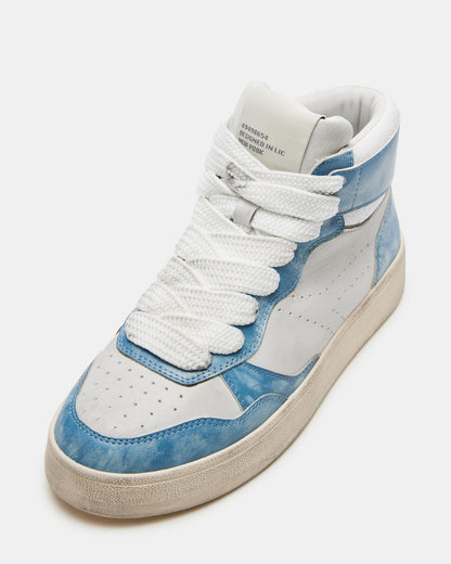 ENDLESS Blue Multi High-Top Lace-Up Sneaker | Women's Sneakers | Steve Madden Recommended