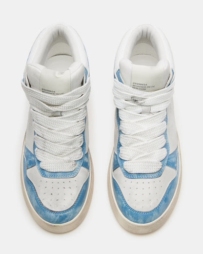 ENDLESS Blue Multi High-Top Lace-Up Sneaker | Women's Sneakers | Steve Madden Recommended