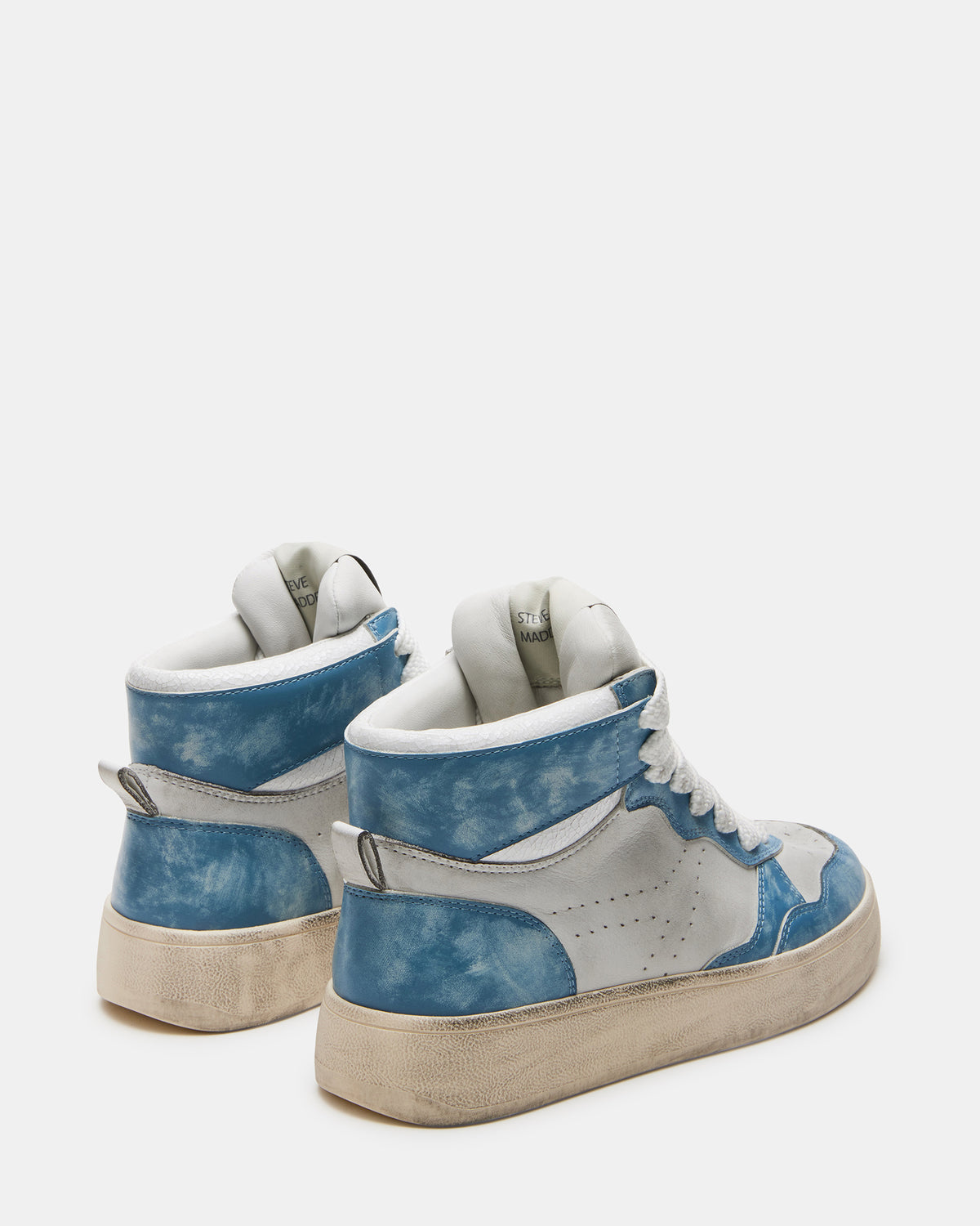 ENDLESS Blue Multi High-Top Lace-Up Sneaker | Women's Sneakers | Steve Madden Recommended
