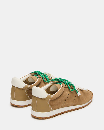 MIRAGE Sand Suede Women's Low-Top Sneaker | Steve Madden Hot Sale