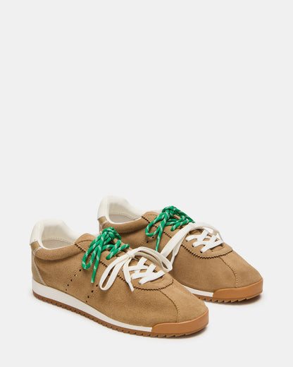 MIRAGE Sand Suede Women's Low-Top Sneaker | Steve Madden Hot Sale
