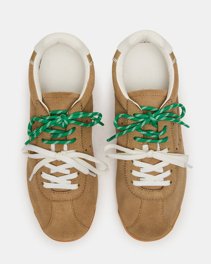 MIRAGE Sand Suede Women's Low-Top Sneaker | Steve Madden Hot Sale