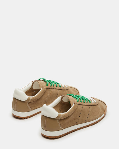MIRAGE Sand Suede Women's Low-Top Sneaker | Steve Madden Hot Sale