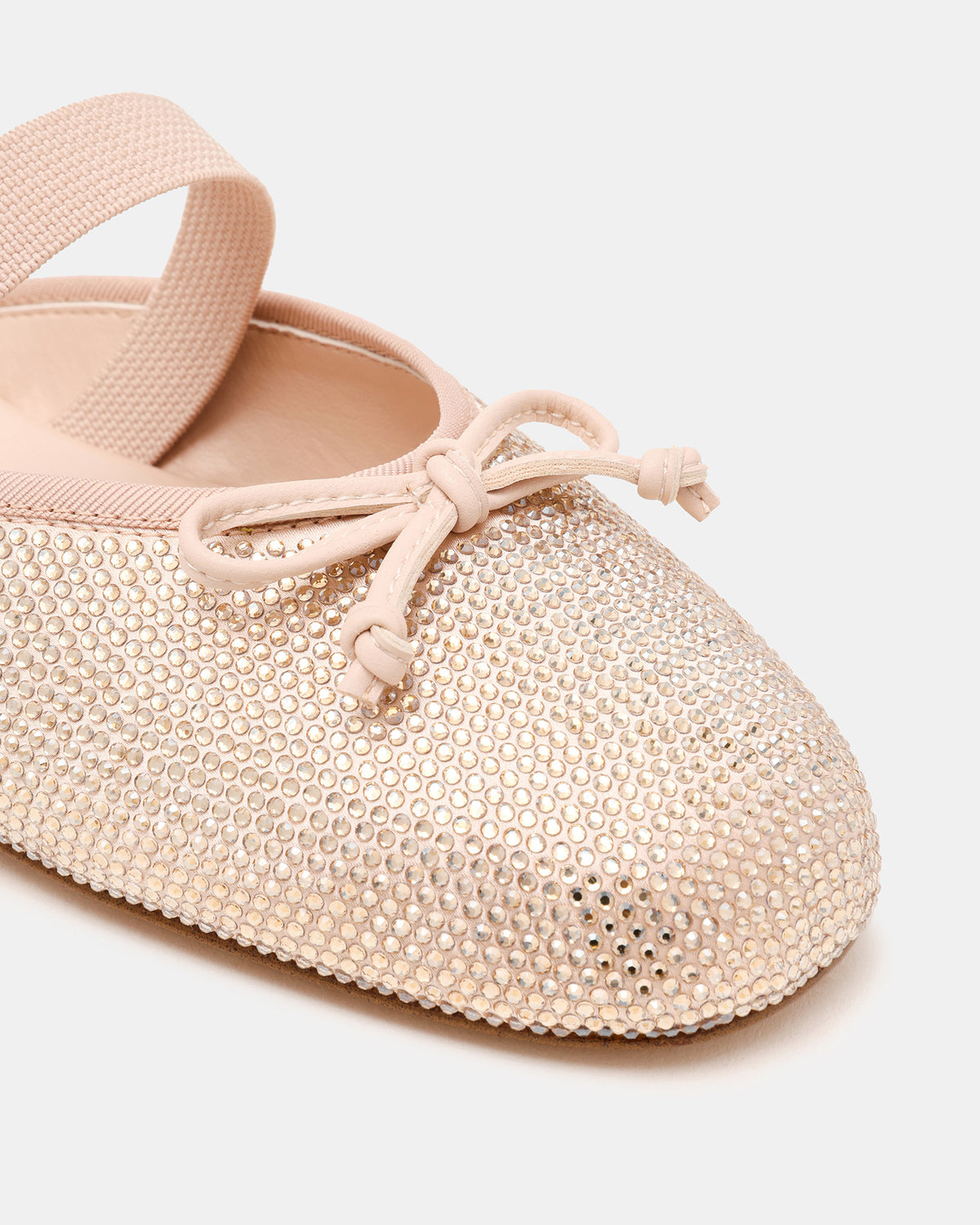 CUTESY Rhinestone Slip-On Ballet Mule Women's Flat | Steve Madden Latest